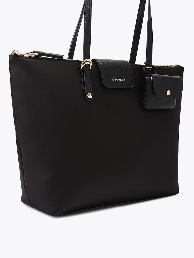 Carvela Black Marcela Nylon Tote Bag - Image 2 of 5 Carvela Black Marcela Nylon Tote Bag - Image 2 of 5