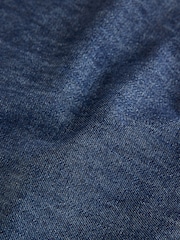 Gap Dark Wash Denim Relaxed Short Sleeve Shirt - Image 3 of 5