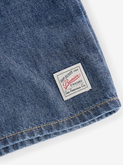 Gap Dark Wash Denim Relaxed Short Sleeve Shirt - Image 5 of 5