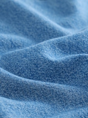 Gap Light Wash Denim Relaxed Short Sleeve Shirt - Image 3 of 5