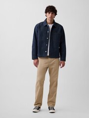 Gap Beige Linen-Cotton Relaxed Straight Trousers - Image 5 of 6