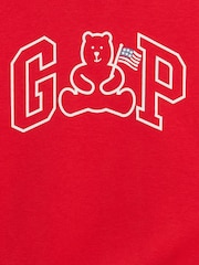 Gap Red Logo Relaxed Crew Neck Sweatshirt (6mths-5yrs) (6mths-5yrs) - Image 3 of 3