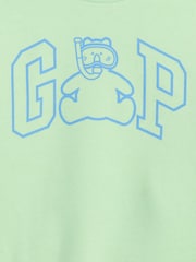 Gap Green Logo Relaxed Crew Neck Sweatshirt (6mths-5yrs) (6mths-5yrs) - Image 3 of 3