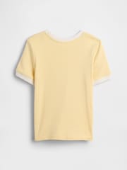 Gap Yellow Hello Kitty Oversized Graphic Short Sleeve T-Shirt (4-13yrs) - Image 2 of 3