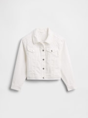 Gap White Eyelet Denim Jacket (4-13yrs) - Image 4 of 5