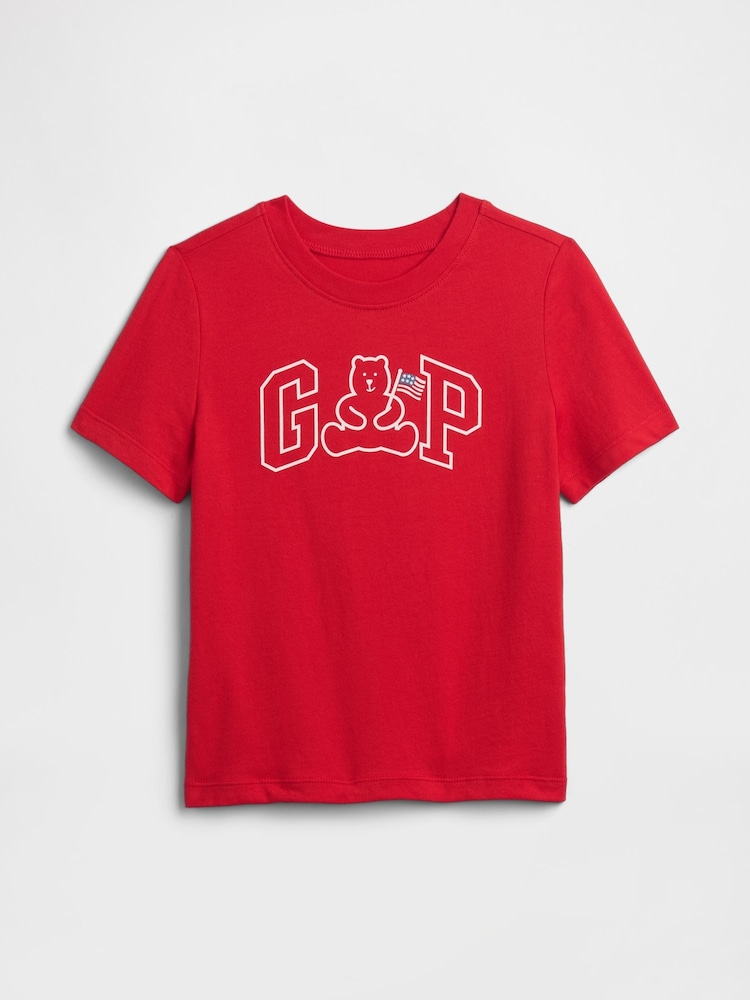 Gap Red Graphic Short Sleeve T-Shirt (0mths-5yrs) - Image 1 of 3