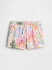 Gap Bright Floral Logo Pull On Shorts (4-13yrs) - Image 1 of 3