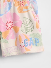 Gap Bright Floral Logo Pull On Shorts (4-13yrs) - Image 3 of 3