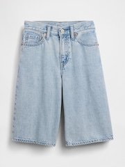 Gap Light Wash Baggy Denim Jorts Shorts (5-13yrs) - Image 5 of 5