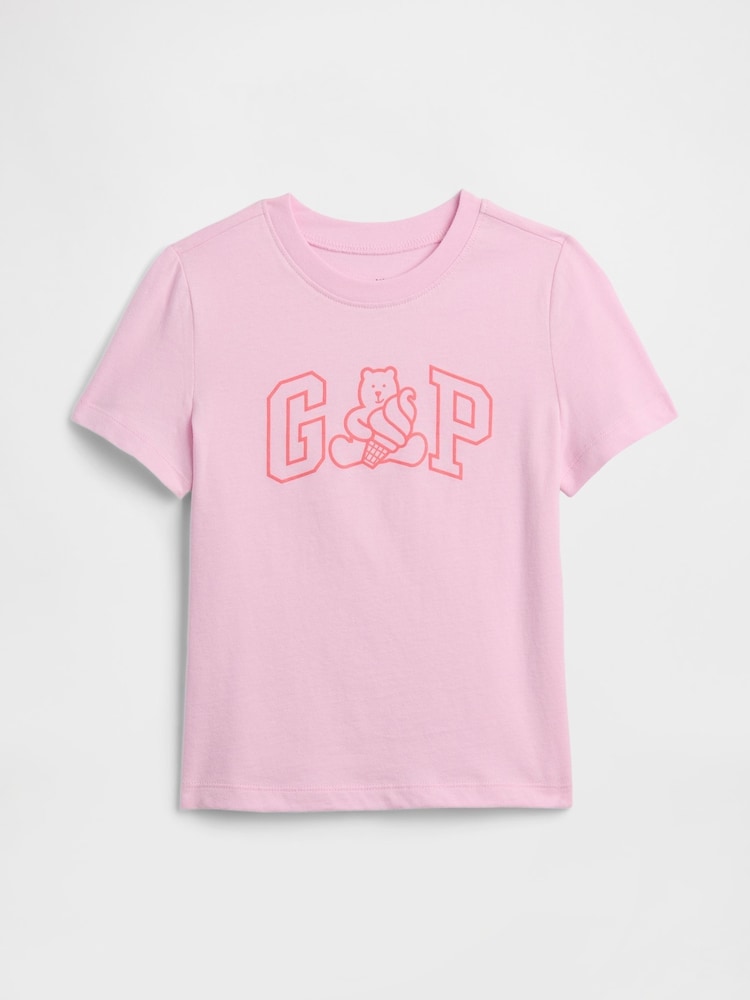 Gap Pink Graphic Short Sleeve T-Shirt (0mths-5yrs) - Image 1 of 3