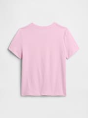 Gap Pink Graphic Short Sleeve T-Shirt (0mths-5yrs) - Image 2 of 3