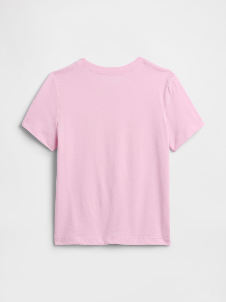 Gap Pink Graphic Short Sleeve T-Shirt (0mths-5yrs) - Image 2 of 3