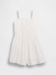 Gap White Lace-Trim Shorts Jumpsuit (4-13yrs) - Image 3 of 4