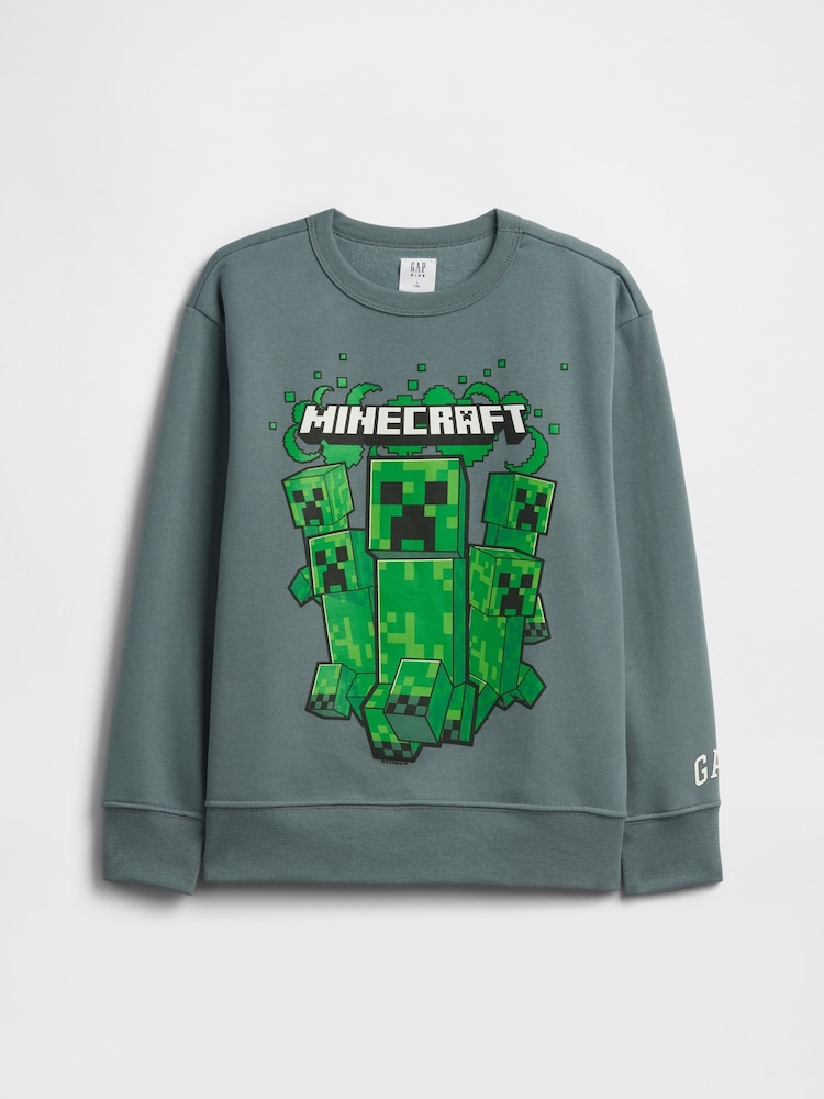 Gap Minecraft brīva stila sporta krekls ar apaļu kakla izgriezumu (4-13gadi) - Attēls 1 no 3