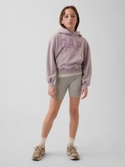 Gap Grey Foldover Bike Shorts (4-13yrs) - Image 3 of 5