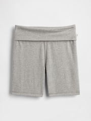Gap Grey Foldover Bike Shorts (4-13yrs) - Image 4 of 5