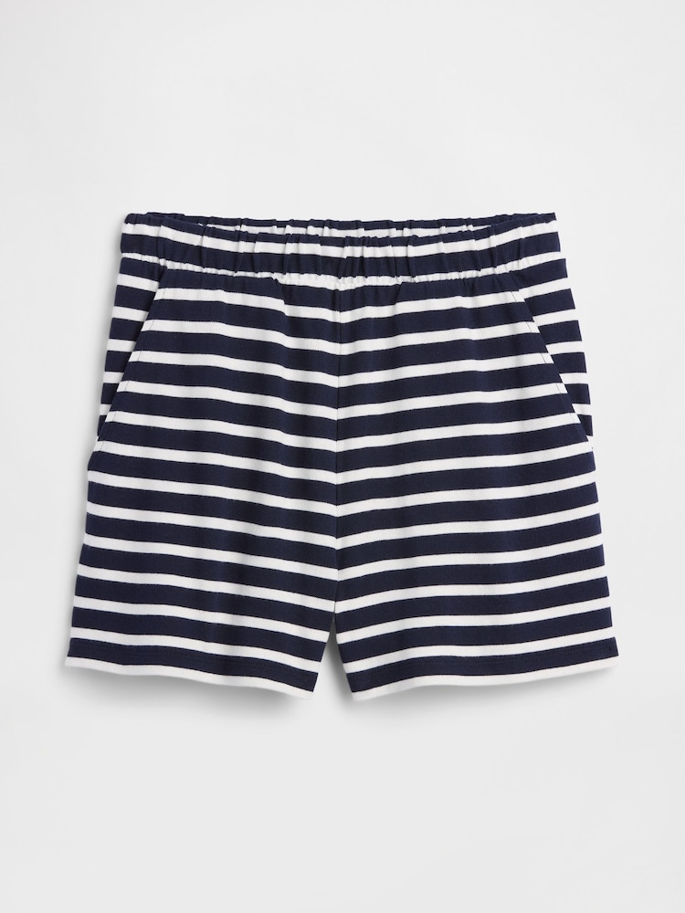 Gap Blue Stripe Pull On Stripe Shorts - Image 5 of 5