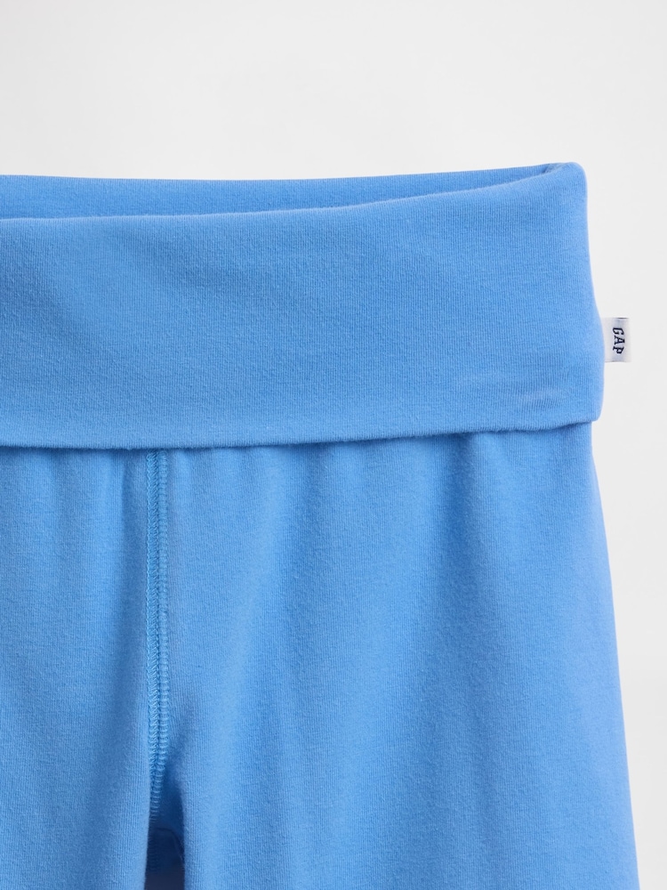 Gap Blue Foldover Cycling Shorts (4-13yrs) - Image 2 of 2