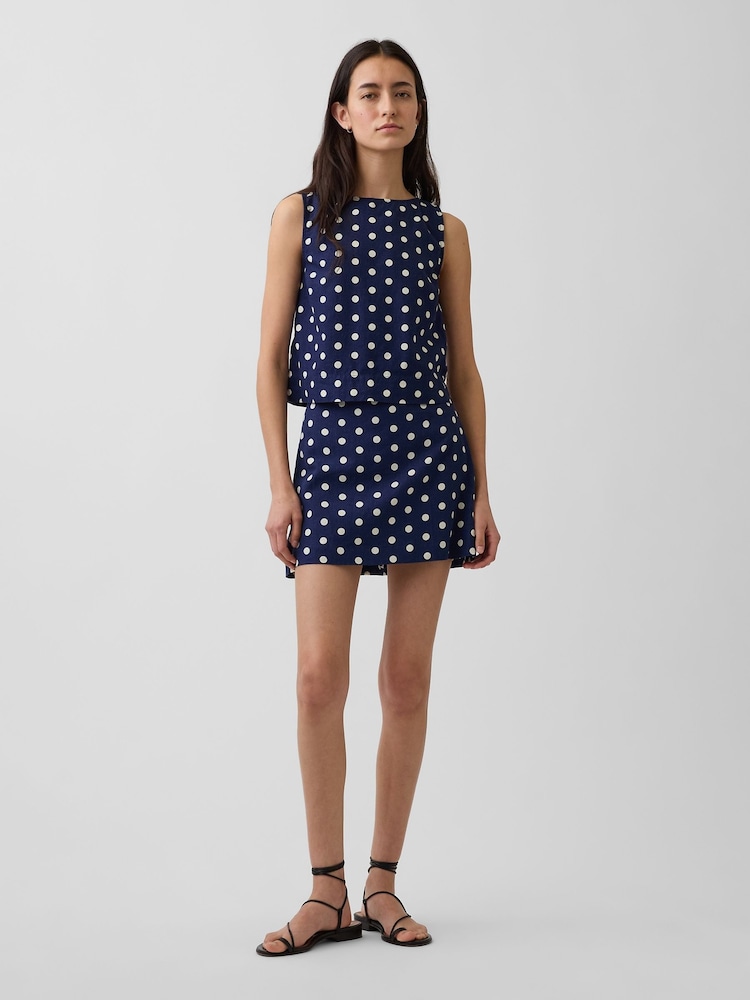 Gap Linen-Blend Mini Skort - Bild 1 von 5