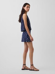 Gap Linen-Blend Mini Skort - Bild 3 von 5