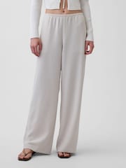 Gris - Gap Easy Wide-Leg Trousers - Imagen 1 de 5