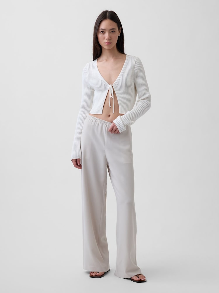 Gris - Gap Easy Wide-Leg Trousers - Imagen 5 de 5