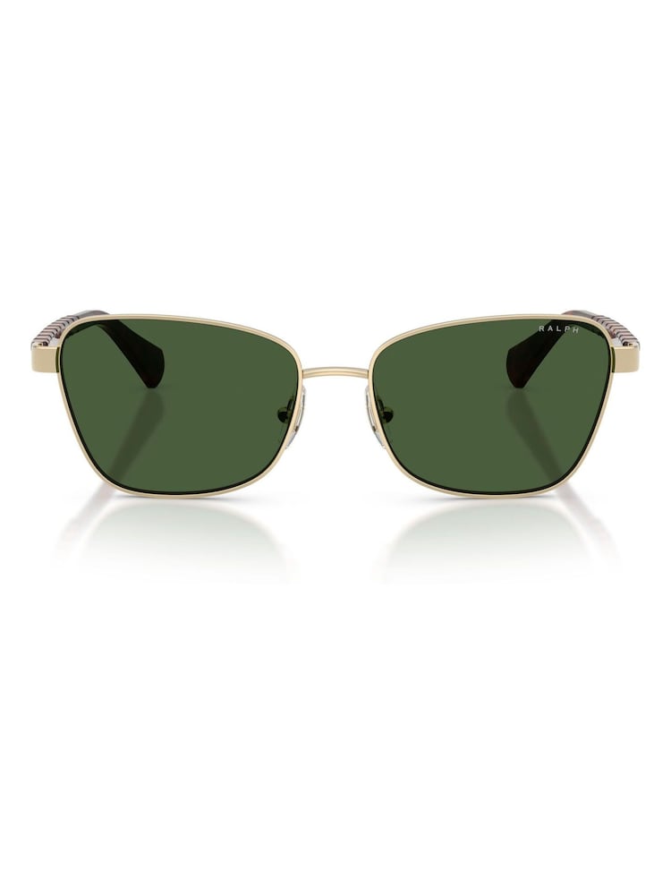 Ralph By Ralph Lauren Gold 0Ra4149 Irregular Sunglasses - Image 1 of 5
