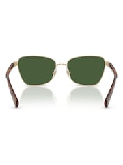 Ralph By Ralph Lauren Gold 0Ra4149 Irregular Sunglasses - Image 3 of 5