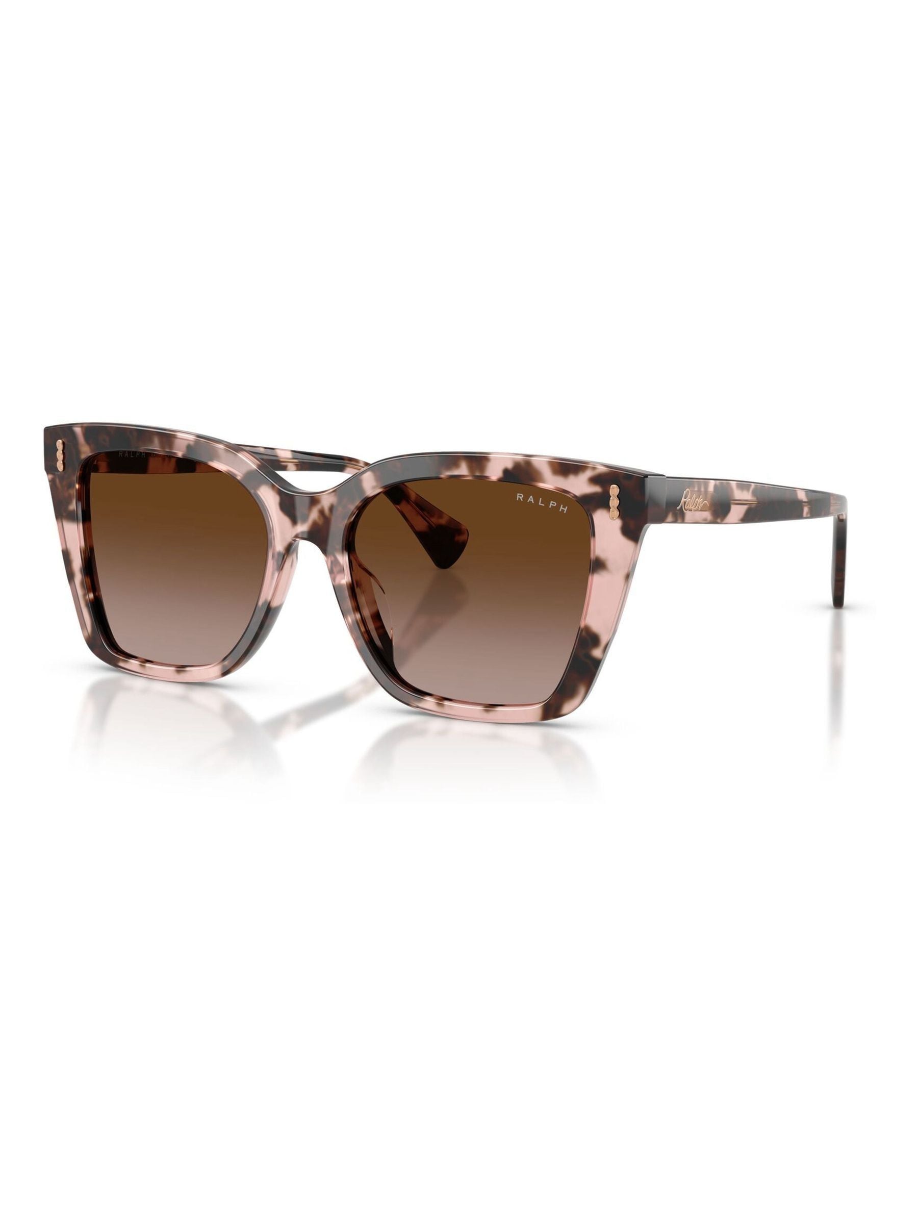Ralph Woman Sunglass RA5349U - Frame color: Pink Havana, Lens color: Gradient Brown - Image 5