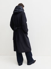 Emme Marella Blue Desiderio Quilted Coat - Image 3 of 4