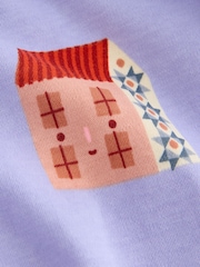 Lilac Purple Christmas Snuggle Pyjamas Set (9mths-12yrs) - Image 3 of 4