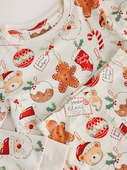 Ecru - Kuscheliges Weihnachts-Pyjama-Set (9 Monate bis 12 Jahre) - Bild 3 von 4