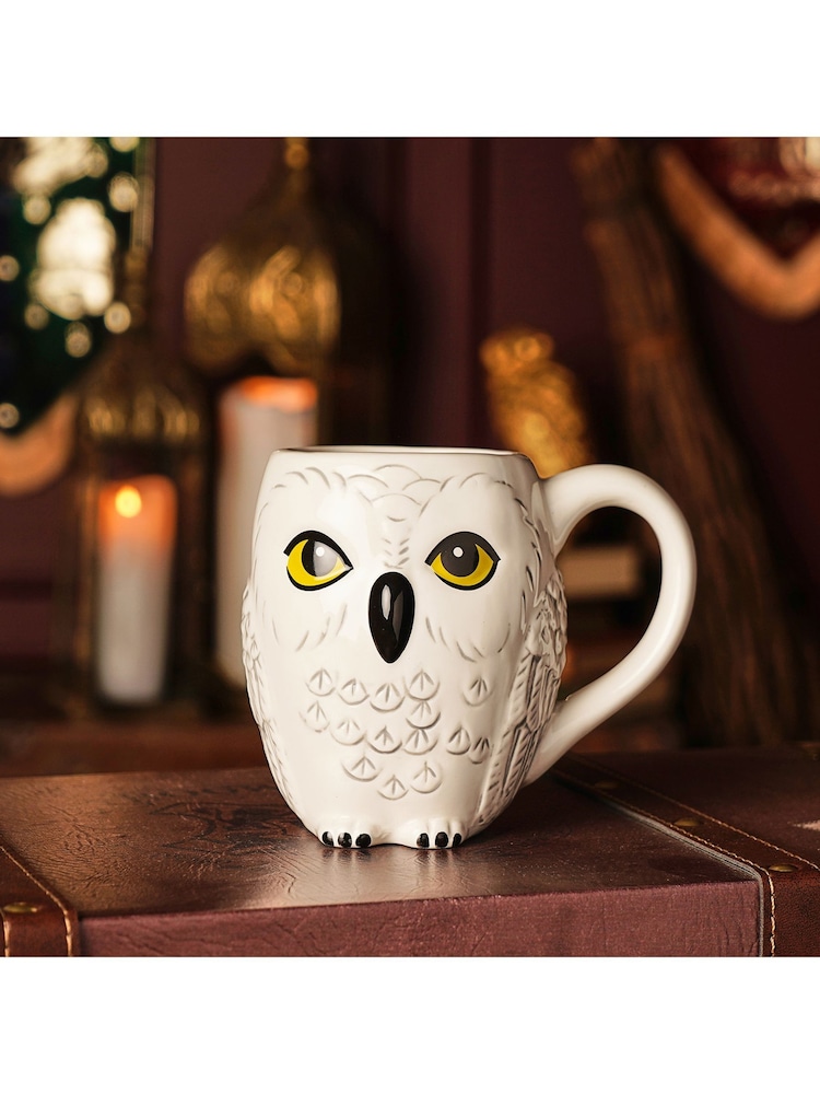 Harry Potter White Back To Hogwarts 3D Hedwig Mug - Image 1 of 5