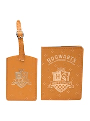 Harry Potter Yellow Passport Holder & Luggage Tag Hufflepuff - Image 2 of 4