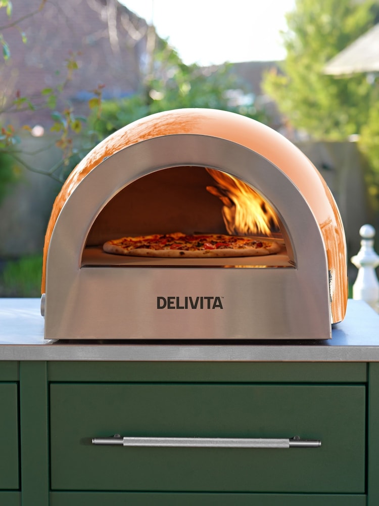 DeliVita Orange Blaze Dual Fuel Pizza Oven - Image 1 of 6 DeliVita Orange Blaze Dual Fuel Pizza Oven - Image 1 of 6