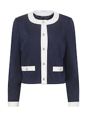 M&Co Blue Colourblock Jacket - Image 6 of 6