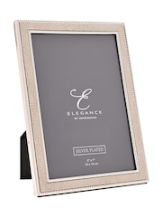 Widdop Silver Metal Plated Faux Shagreen Photo Frame - Image 1 of 6