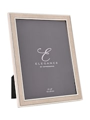 Widdop Silver Metal Plated Faux Shagreen Photo Frame - Image 1 of 6