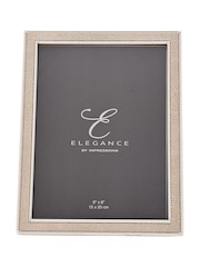 Widdop Silver Metal Plated Faux Shagreen Photo Frame - Image 2 of 6