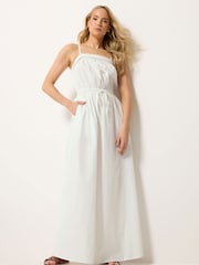 Long Tall Sally White Tie Waist Maxi Dress - Image 2 of 5