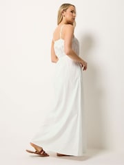 Long Tall Sally White Tie Waist Maxi Dress - Image 3 of 5