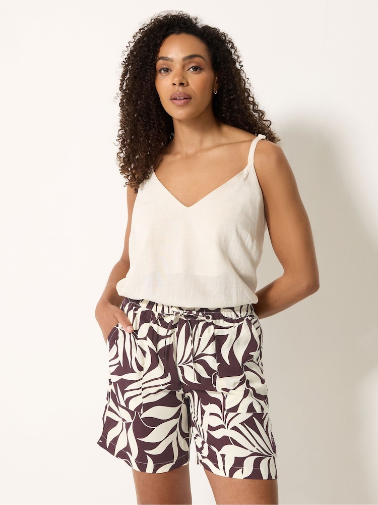 M&Co Purple Printed Shorts - Image 1 of 5