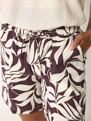 M&Co Purple Printed Shorts - Image 4 of 5
