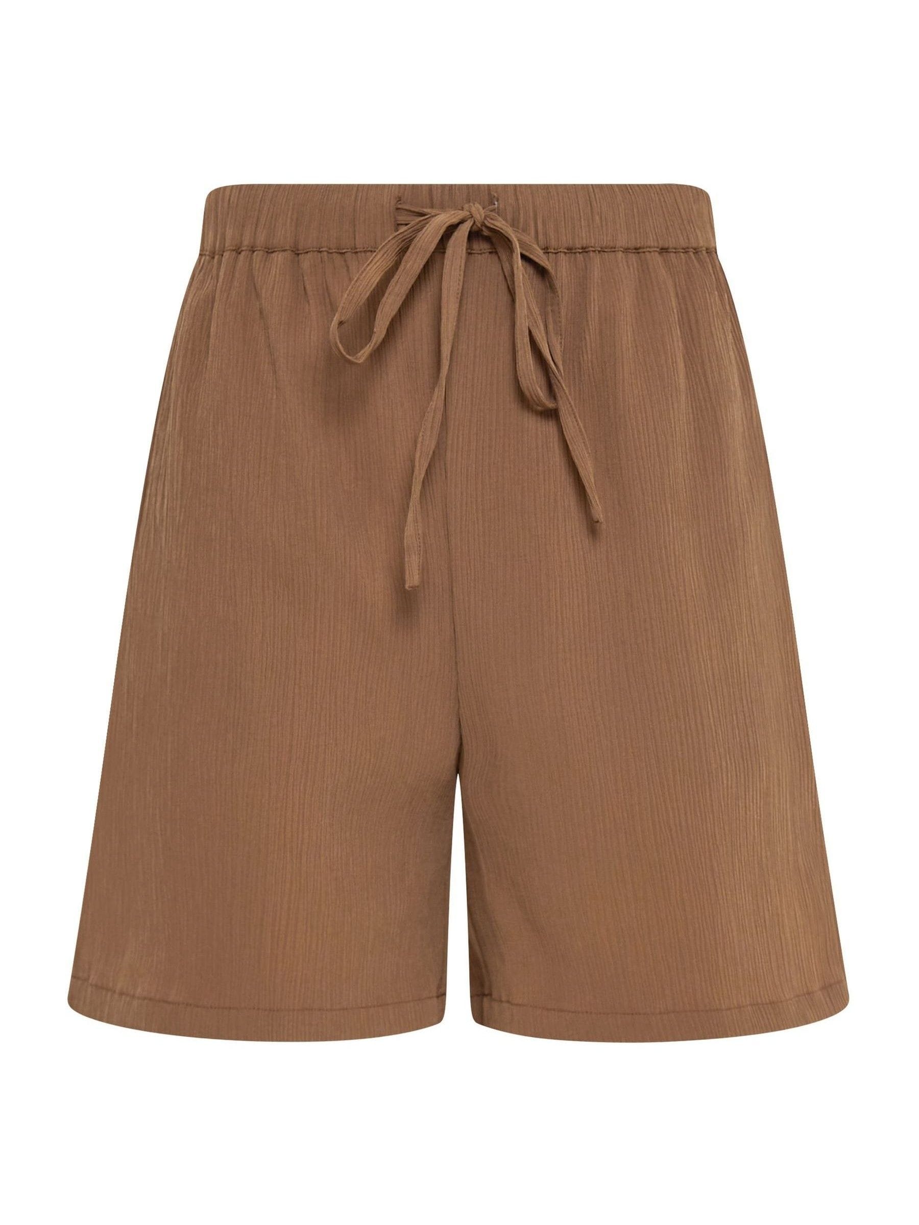 Buy Long Tall Sally Brown Textured Shorts from Next USA