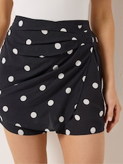 Long Tall Sally Black Polka Dot Skirt - Image 5 of 6