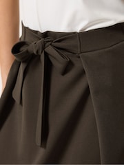 M&Co Brown Sash Waist Midi Skirt - Image 4 of 5