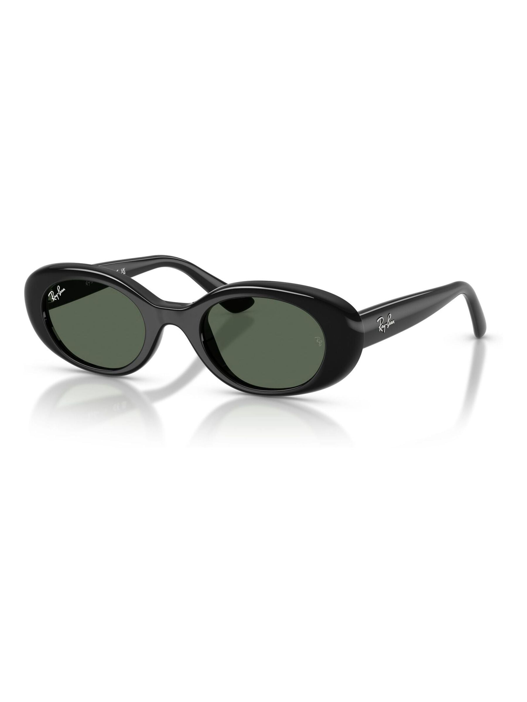 Ray - Ban Black/Green Rj9141s 100/71 Kid Sunglasses Injected Round Normal - Image 4