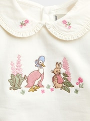 Jojo Maman Bébé Flopsy Appliqué Collar Sweatshirt & Leggings Set - Slika 7 od 7