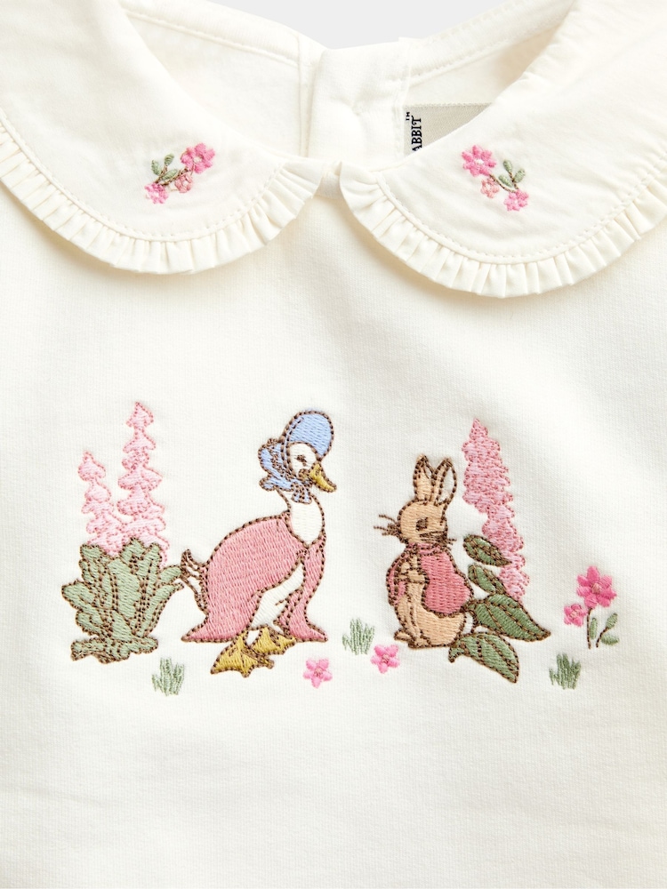 Jojo Maman Bébé Flopsy Appliqué Collar Sweatshirt & Leggings Set - Slika 7 od 7 Jojo Maman Bébé Flopsy Appliqué Collar Sweatshirt & Leggings Set - Slika 7 od 7