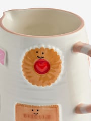 White/Pink Biscuit Character Ceramic Jug Vase - Image 5 of 5
